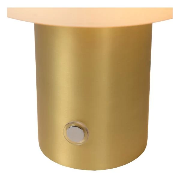 Lucide TIMON - Table lamp - 1xE14 - 3 StepDim - Matt Gold / Brass - detail 1